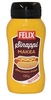 Felix makea sinappi 430g Ruotsi